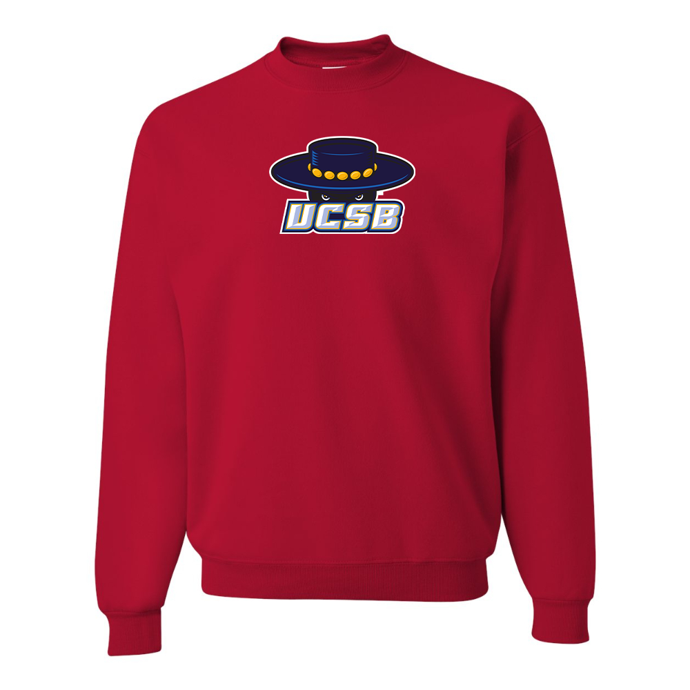 Men's UCSB Gauchos  JERZEES NuBlend Crewneck Sweatshirt